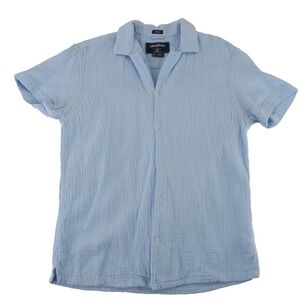 Chubbies‎ The Made In The Shade Gauze Sunday Shirt Mens Medium Blue Cotton